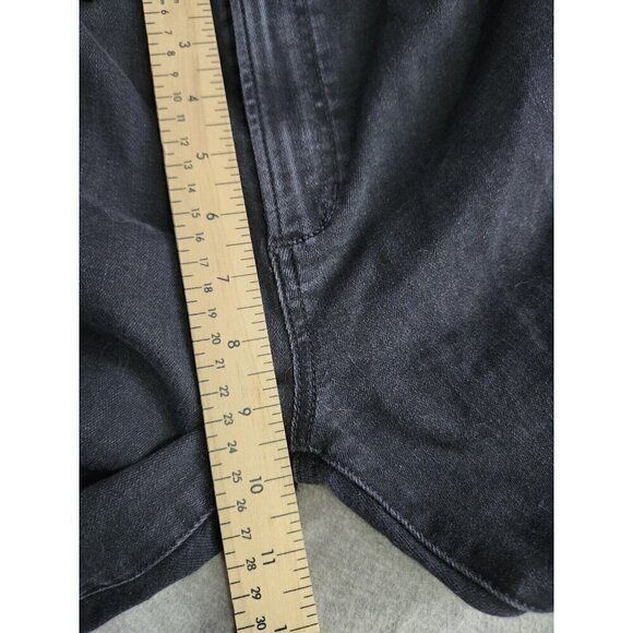 JOE'S SZ 30 FLAWLESS THE ICON MID RISE SKINNY ANKLE DENIM JEANS BLACK STRETCHY - Picture 8 of 9